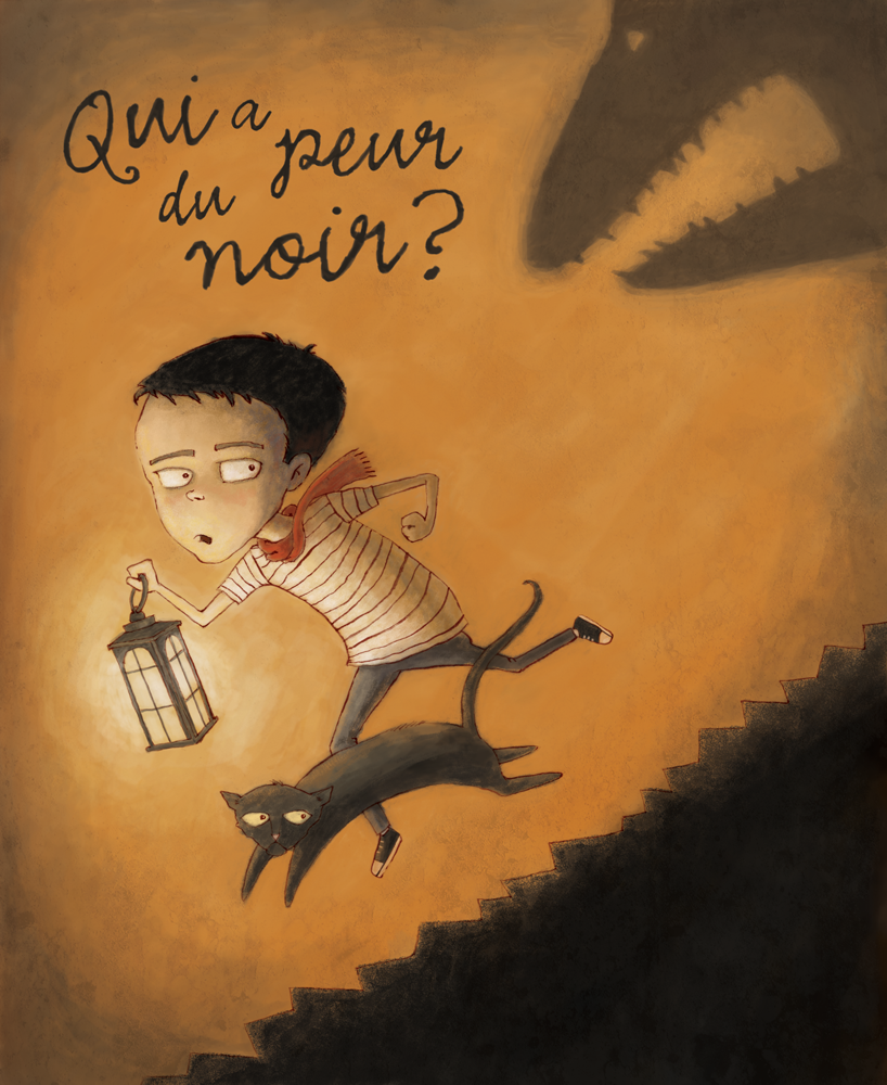 "Who's afraid of the dark?" illustration by Alice Ratterree